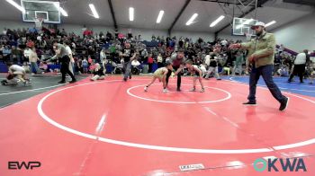 66 lbs Consi Of 8 #2 - Leonidas Jones, Bartlesville Wrestling Club vs Kingston Baucom, Salina Wrestling Club