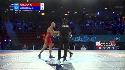 92 kg 1/4 Final - Magomed Kurbanov, Russian Wrestling Federation vs Amarhajy Mahamedau, Belarus