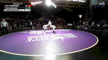 132 lbs 1st Place Match - Cody Westlake, Belgrade vs Billy Weisgerber, Mead