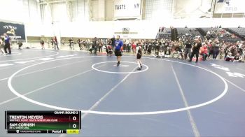 70 lbs Champ. Round 2 - Sam Cornish, HF-L Wrestling vs Trenton Meyers, Whitney Point Youth Wrestling Club