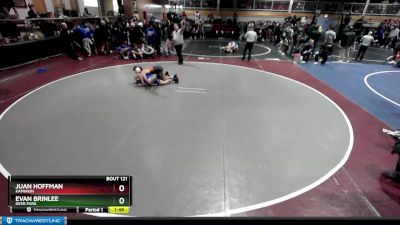 120 lbs Champ. Round 2 - Evan Brinlee, Deer Park vs Juan Hoffman, Kamiakin