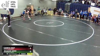 105 lbs. Cons. Round 4 - Reaghan Jones, Ft. Zumwalt North vs Camryn West, Olathe Northwest