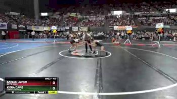 Cons. Round 5 - Kaylee LaPier, Butte Girls vs Kiera Davis, Corvallis Girls