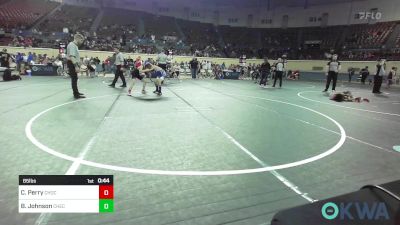 85 lbs Semifinal - Carter Perry, Choctaw Ironman Youth Wrestling vs Boede Johnson, Checotah Matcats