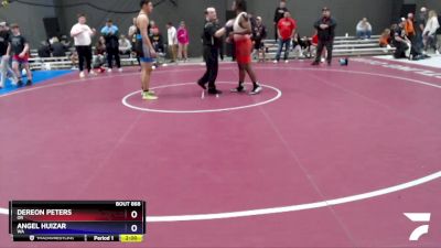 215 lbs Cons. Round 1 - Dereon Peters, OR vs Angel Huizar, WA