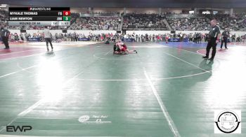138 lbs Round Of 64 - MyKale Thomas, Fort Gibson vs Liam Newton, Jenks