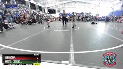 56 lbs Round 1 (4 Team) - Colton Fischer, Potentially Dangerous vs Kai Burns, Midwest Gold