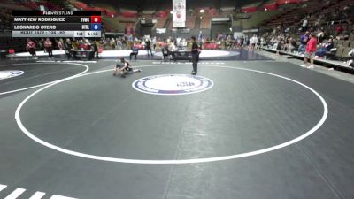 108 lbs Cons. Semis - Matthew Rodriguez, The Valley Wrestling Club vs Leonardo Otero, Beat The Streets - Los Angeles
