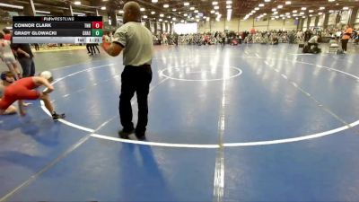 84 lbs Round 3 (12pm Friday) - Connor Clark, Nauman Red vs Grady Glowacki, Crass Trained