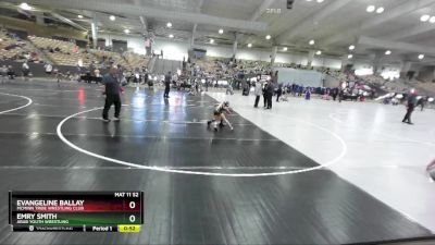 58 lbs Semifinal - Evangeline Ballay, McMinn Tribe Wrestling Club vs Emry Smith, Arab Youth Wrestling