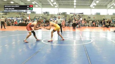 138 lbs Rr Rnd 1 - Bryson Galloway, Average Joes - HSB vs Luke Enlow, Invicta Wrestling Academy - HSB