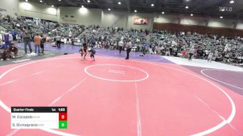 94 lbs Quarterfinal - Maliah Escajeda, Nevada Elite vs Steele Divinagracia, Swamp Monsters WC