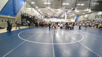 54 lbs Champ. Round 2 - Broden Collins, Syracuse vs Bentley Breeland, Alta Wings Wrestling