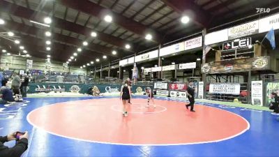 82 lbs Cons. Semi - Leah Fitzgerald, Central Florida Wrestling vs Jessalyn Pollitt, Moyer Elite