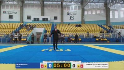 FELIPE PAGOTTO vs JEFERSON DE CASTRO BALDUINO 2026 FPJJ Campeonato Paulista Sem Kimono
