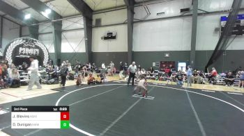 52 lbs 3rd Place - Jaden Blevins, Askeo International Mat Club vs Dru Dunigan, Nwwc