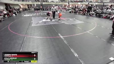 145 lbs Quarterfinals (8 Team) - Kyle Linville, Shakopee vs Joseph White, Marshfield