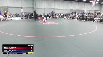 125 lbs 4th Wrestleback (16 Team) - Vera Spencer, Georgia Blue vs Emily Beckley, Oklahoma