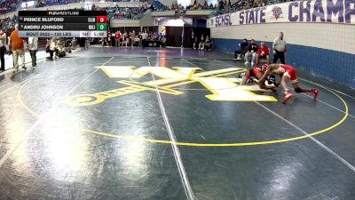 120 lbs Round Of 16 - Prince Bluford, Clinton vs Andru Johnson, Military Magnet