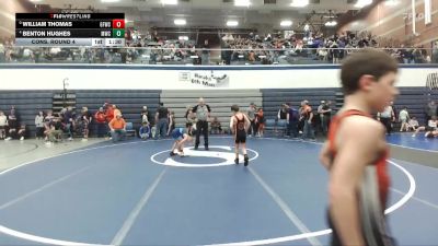 76 lbs Cons. Round 4 - William Thomas, Glenn Ferry Wrestling Club vs Benton Hughes, Middleton Wrestling Club
