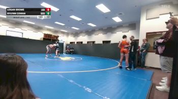 157 lbs Cons. Round 3 - Logan Brome, Laramie vs Rylynn Cowan, Douglas