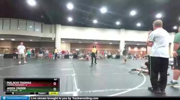 167 lbs Quarterfinals (8 Team) - Aiden Zinser, Ky Extreme vs Malachi Thomas, Modern Warriors