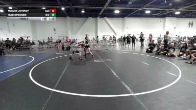 98 lbs Final - Maxim Litvinov, Savage House WC vs Izac Spenger, Desert Dogs WC