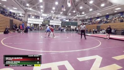 113 lbs Cons. Round 3 - Jordan Bayne, Rancho Bernardo vs Nicolas Quintos, Mt Carmel