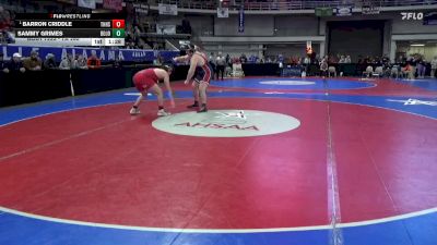 7A 285 lbs Semifinal - Barron Criddle, Thompson HS vs Sammy Grimes, Bob Jones