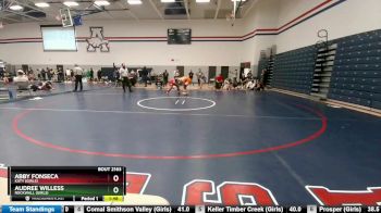 185 lbs Round 3 - Abby Fonseca, Katy (Girls) vs Audree Willess, Rockwall (Girls)