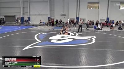 133 lbs 1st Place Match - Danny Haws, Centenary (NJ) vs Josh Noble, Roanoke College