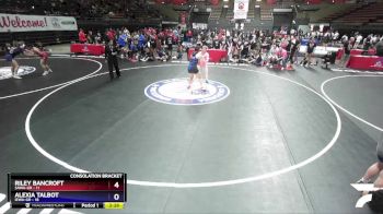 140 lbs Round 4 (16 Team) - Riley Bancroft, SAWA-GR vs Alexia Talbot, IEWA-GR