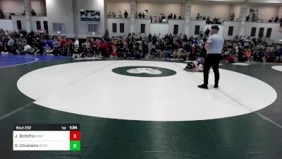 126 lbs Round Of 16 - James Botelho, Norwood vs Brennan Chisholm, Bristol County/Dighton Rehoboth