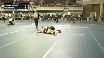 145 Championship Bracket Cons. Round 4 - Andrew Roskosh, Apple Valley vs Wyatt Smith, Prior Lake