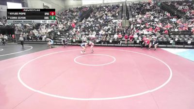 5A 170 lbs Champ. Round 1 - Kylee Pope, Springville vs Cora Clyde, Salem Hills