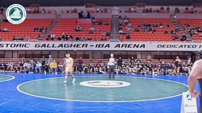 215 lbs Semifinal - Joe Wright, Tuttle vs Kai Calcutt, Loyola High School