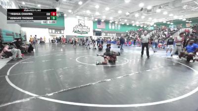 126 lbs Quarterfinal - Yeshua Chavira, Corona Senior vs Edward Thomas, Indio
