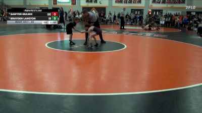 60 lbs Round 1 - Brayden Langton, Hammerin Hawks vs Sawyer Mulnix, Lynx Wrestling Club