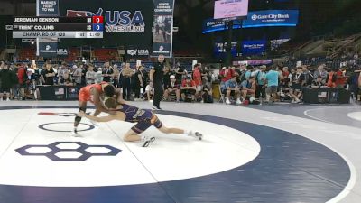 150 lbs Champ. Rd Of 128 - Jeremiah Denson, Michigan vs Trent Collins, South Carolina