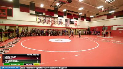 150 lbs Champ. Round 2 - Noe Hinojosa, Zillah vs Uriel Warr, East Valley