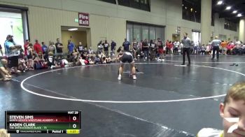 140 lbs Round 4 (6 Team) - Kaden Clark, The Untouchables Black vs Steven Sims, North Desoto Wrestling Academy