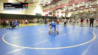 145 lbs Champ. Round 1 - Lila Gold, Agoura vs Leah Espinosa, Adelanto