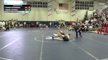 120 lbs Cons. Round 3 - Caiden Lounsberry, Cedar Falls vs Miguel Astorga, Xavier, Cedar Rapids
