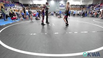 67-70 lbs Rr Rnd 4 - Avalynn Anderson, Redskins Wrestling Club vs Clementina Zapata, OKC Saints Wrestling