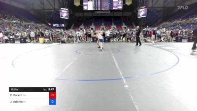 152 lbs Rnd Of 16 - Cade Parent, Georgia vs Joel Adams, Nebraska