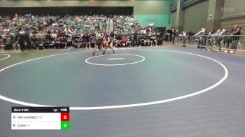 130 lbs Round Of 16 - Aliyhanna Hernandez, Chico vs Remedios Coen, Volcano Vista