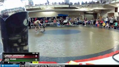 86 lbs Cons. Round 3 - Carson Underwood, Red Cobra Wrestling Academy vs Jack Young, Indiana