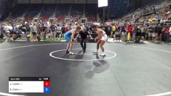 132 lbs Cons 64 #1 - Jeff Lopez, California vs Gabriel Cohn, Minnesota