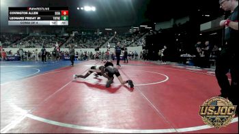 80 lbs Consi Of 4 - Covington Allen, Scrap Yard Training vs Leonard Friday Jr, Tough N Technical Wrestling Club