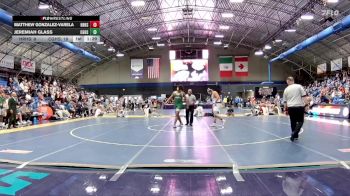 215 lbs Finals (2 Team) - Matthew Gonzalez-Varela, Hickory Ridge High School vs Jeremiah Glass, Cardinal Gibbons High School